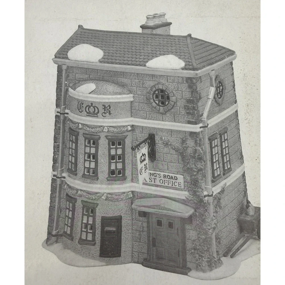 Department‎ 56 Dickens Village King's Road Post Office Porcelain Building 5801-7